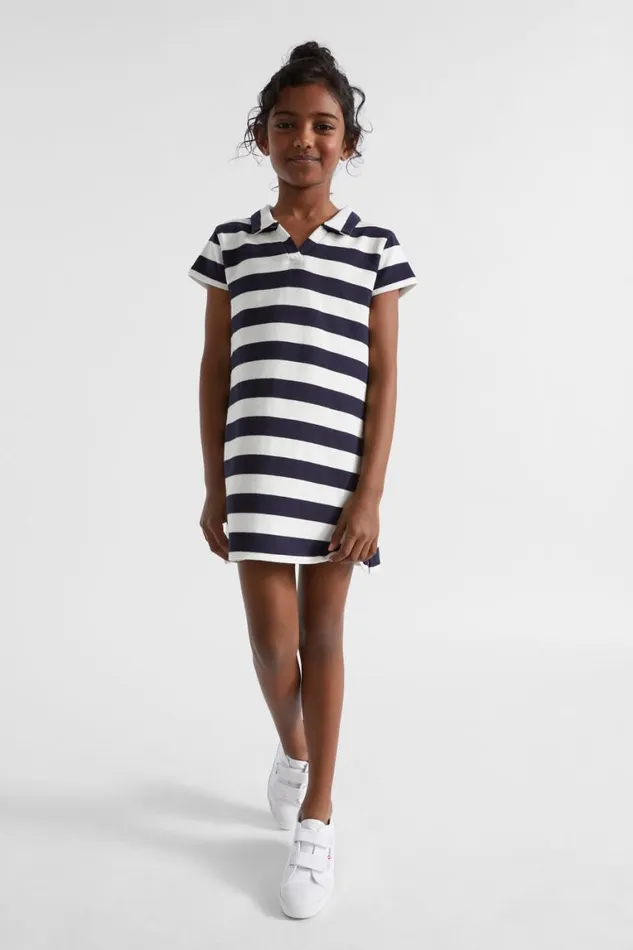 Seed Heritage Dresses Core Rugby Dress Midnight Stripe 8211 Girl