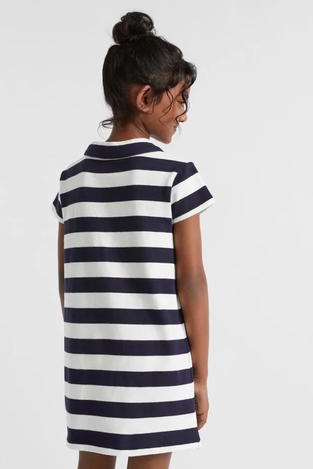 Seed Heritage Dresses Core Rugby Dress Midnight Stripe 8211 Girl