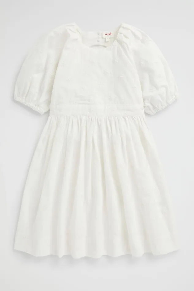 Seed Heritage Dresses Embroidered Dress Vintage White 8211 Girl