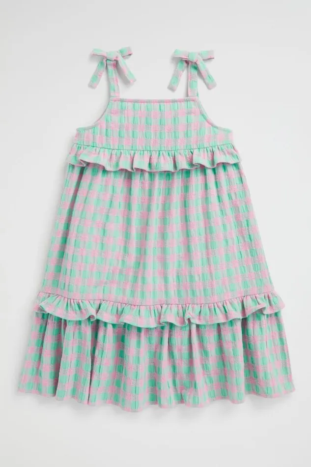 Seed Heritage Dresses Gingham Dress Candy Pink 8211 Girl
