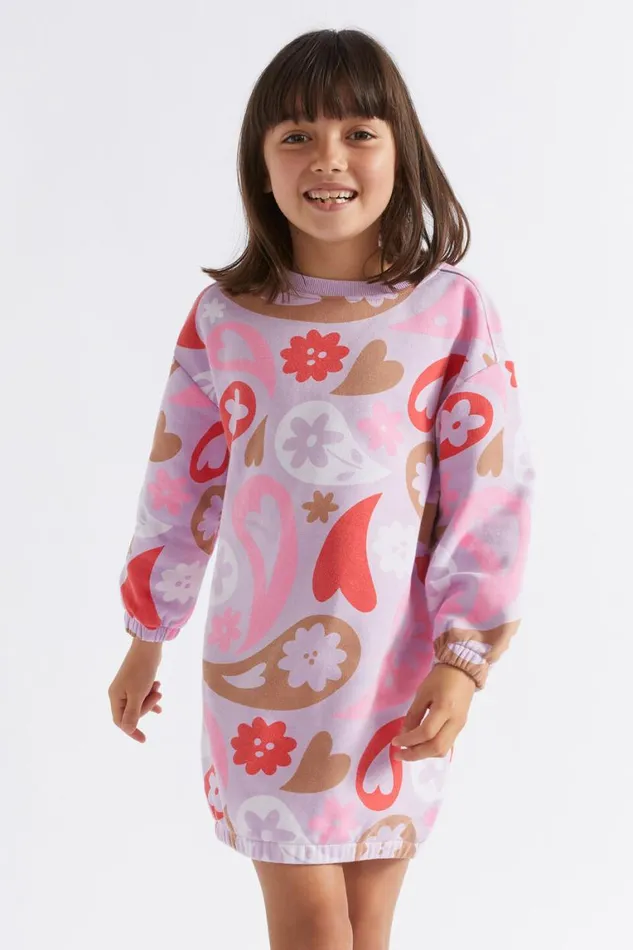Seed Heritage Dresses Oversize Paisley Dress Orchid 8211 Girl