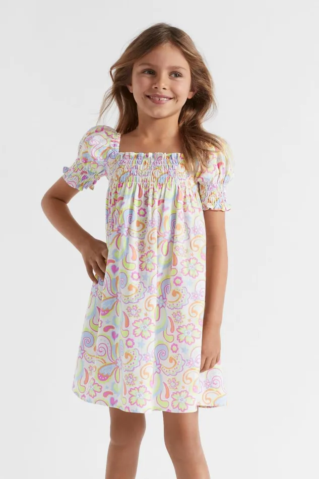 Seed Heritage Dresses Paisley Dress Key Lime 8211 Girl