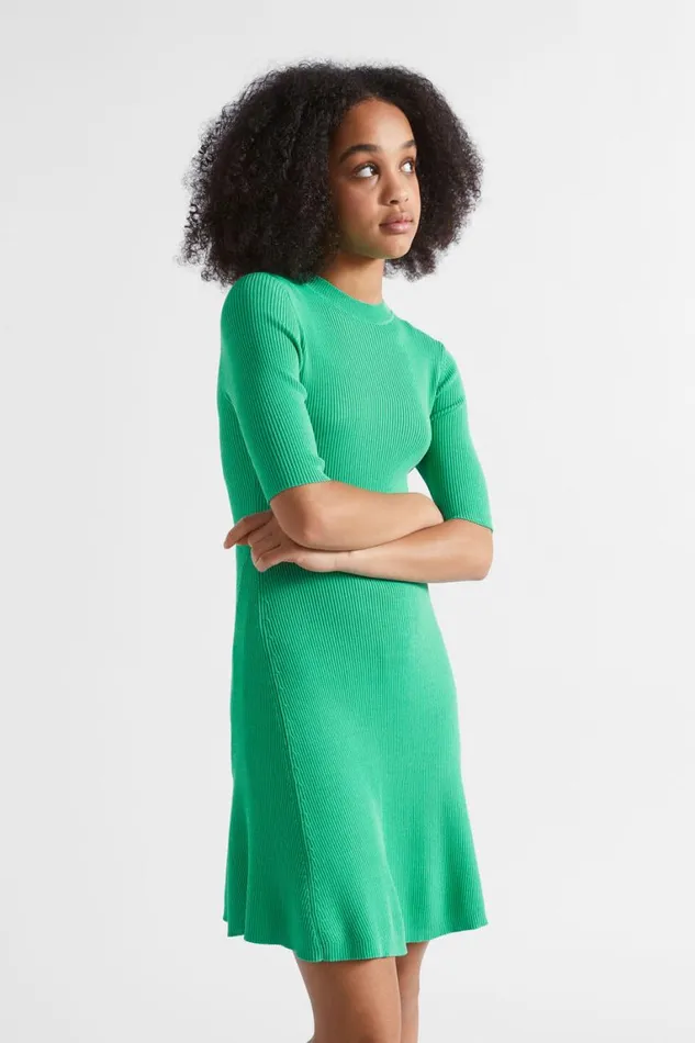 Seed Heritage Dresses Rib Knit Dress Jewel Green 8211 Teen Girl