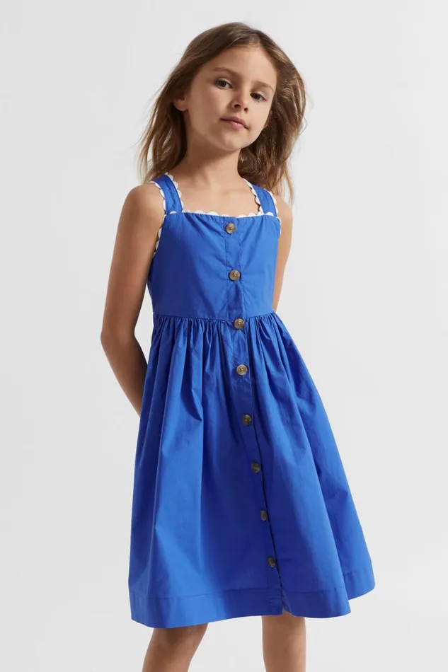 Seed Heritage Dresses Ricrac Trim Dress Marine 8211 Girl