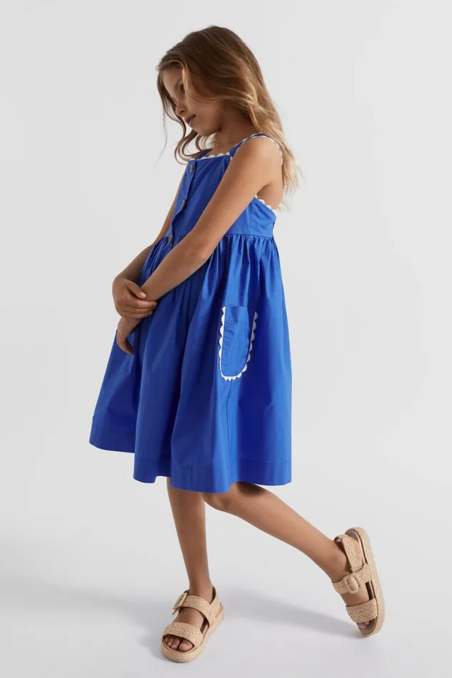 Seed Heritage Dresses Ricrac Trim Dress Marine 8211 Girl