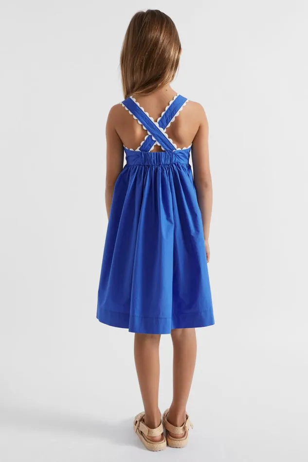 Seed Heritage Dresses Ricrac Trim Dress Marine 8211 Girl