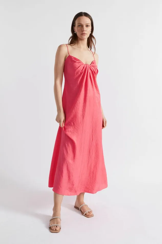 Seed Heritage Dresses Satin Maxi Dress Wild Berry 8211 Woman