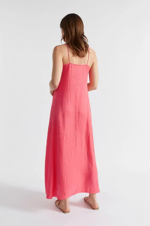 Seed Heritage Dresses Satin Maxi Dress Wild Berry 8211 Woman
