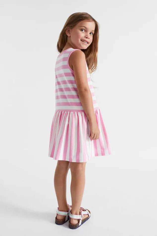 Seed Heritage Dresses Stripe Tank Dress Candy Pink 8211 Girl