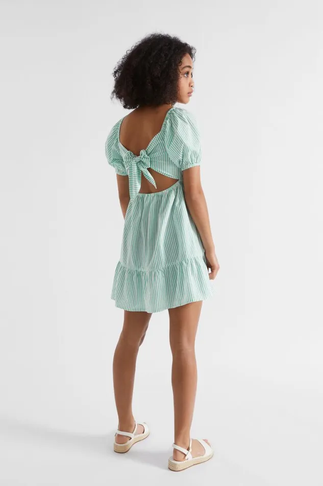 Seed Heritage Dresses Tie Back Dress Jewel Green 8211 Teen Girl