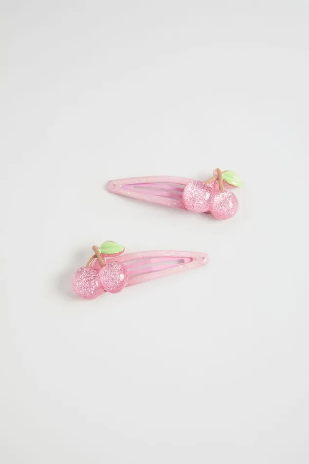 Seed Heritage Hair Accessories Cherry Glitter Resin Snaps Multi 8211 Girl