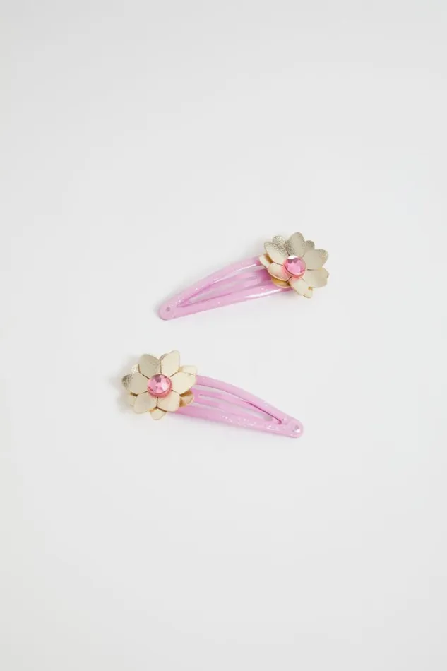 Seed Heritage Hair Accessories Foil Flower Snaps Lily 8211 Girl