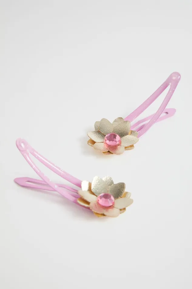 Seed Heritage Hair Accessories Foil Flower Snaps Lily 8211 Girl