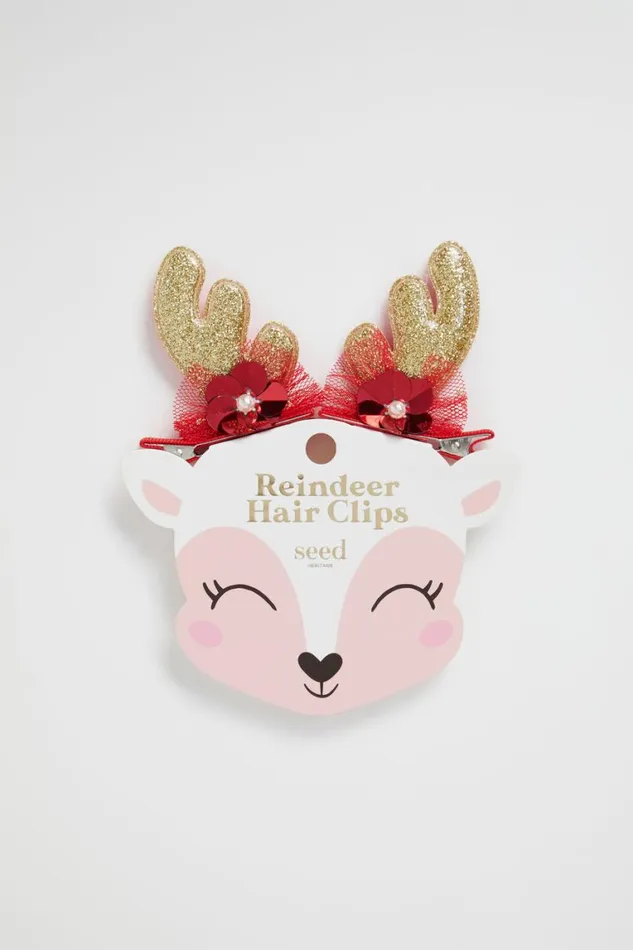 Seed Heritage Hair Accessories Glitter Antler Duck Clip Pack Multi 8211 Girl Seed Heritage Hair Accessories Glitter Antler Duck Clip Pack Multi 8211 Girl