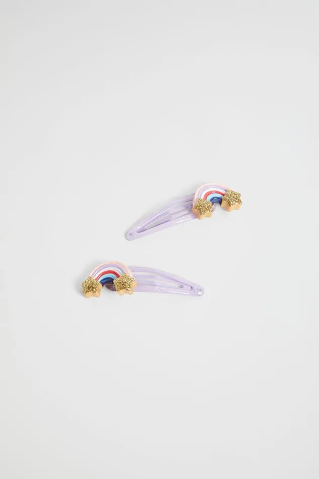 Seed Heritage Hair Accessories Glitter Rainbow Snaps Multi 8211 Girl