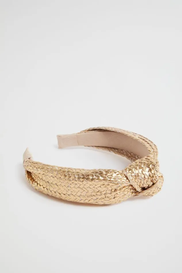 Seed Heritage Hair Accessories Golden Knot Headband Gold 8211 Woman