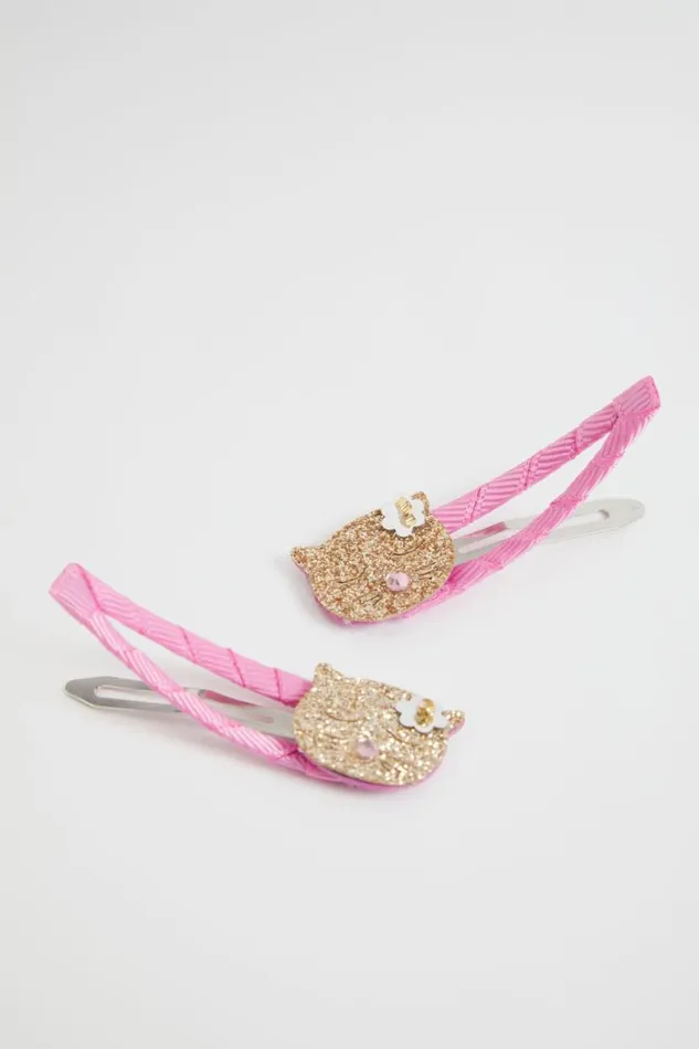 Seed Heritage Hair Accessories Grosgrain Cat Snaps Lily 8211 Girl