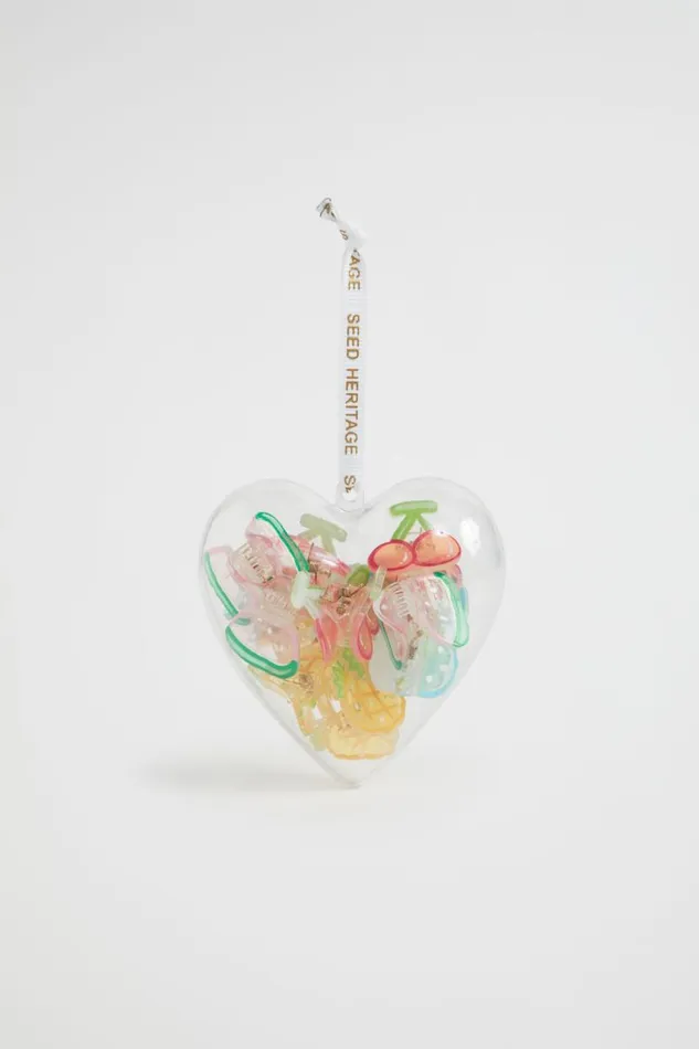 Seed Heritage Hair Accessories Heart Christmas Clips Bauble Multi 8211 Girl Seed Heritage Hair Accessories Heart Christmas Clips Bauble Multi 8211 Girl