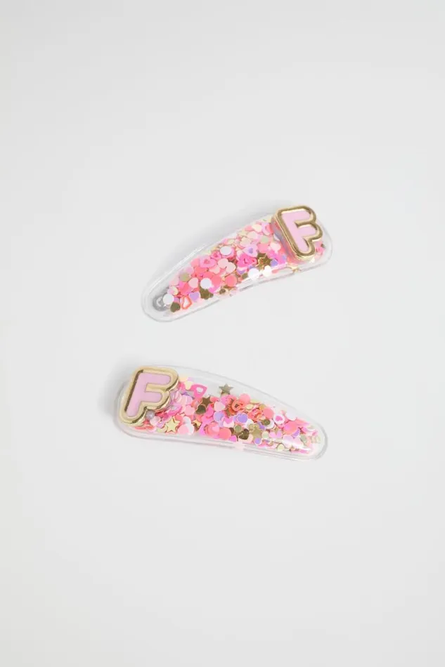 Seed Heritage Hair Accessories Initial Confetti Snaps F 8211 Girl