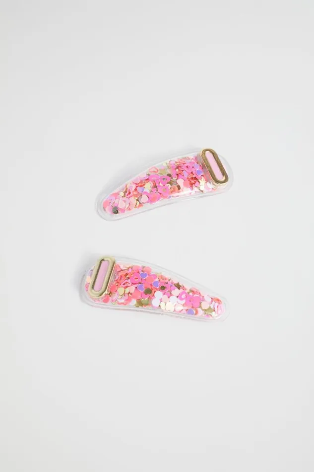 Seed Heritage Hair Accessories Initial Confetti Snaps I 8211 Girl