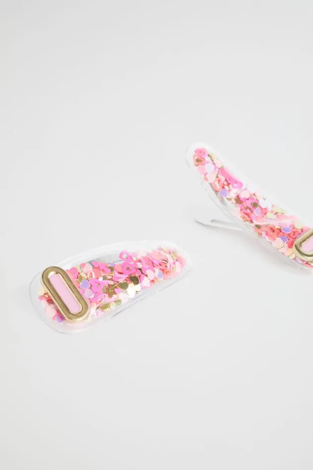 Seed Heritage Hair Accessories Initial Confetti Snaps I 8211 Girl