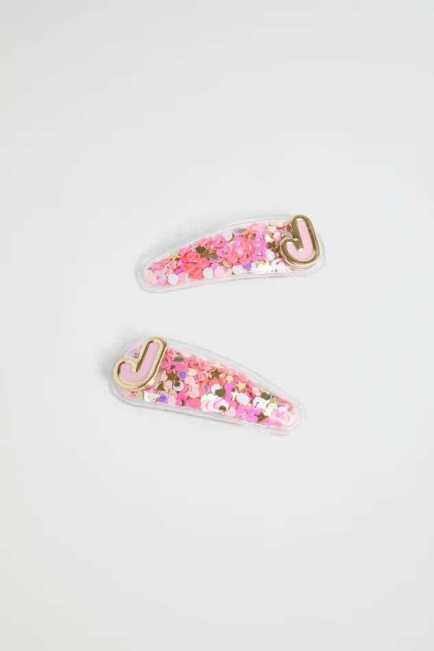 Seed Heritage Hair Accessories Initial Confetti Snaps J 8211 Girl
