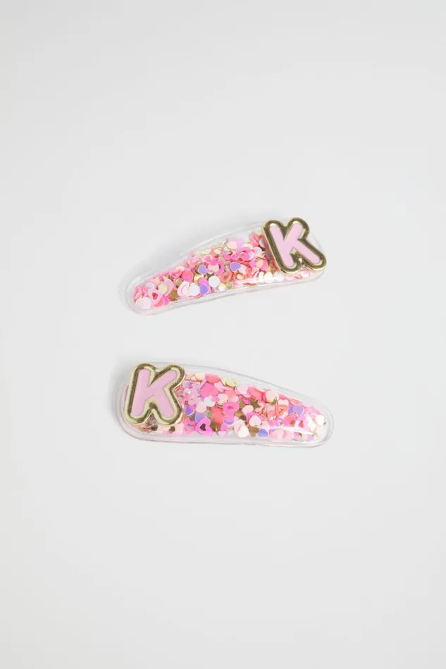 Seed Heritage Hair Accessories Initial Confetti Snaps K 8211 Girl