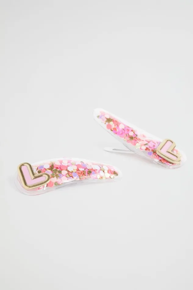 Seed Heritage Hair Accessories Initial Confetti Snaps L 8211 Girl