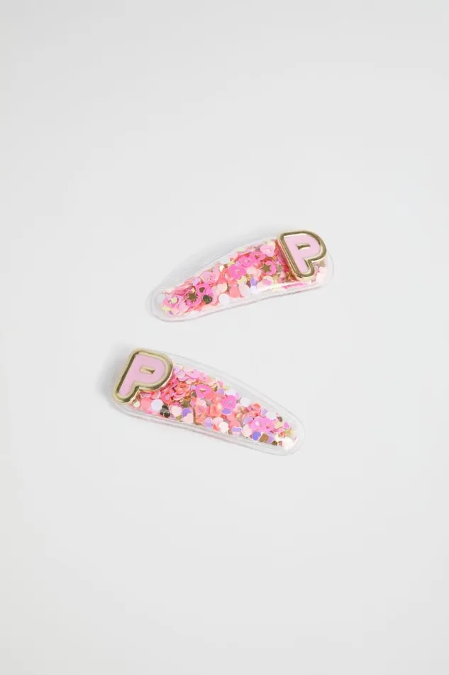 Seed Heritage Hair Accessories Initial Confetti Snaps P 8211 Girl