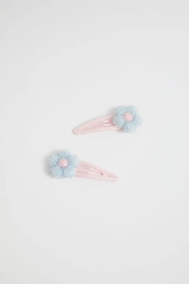 Seed Heritage Hair Accessories Jelly Flower Snaps Baby Blue 8211 Girl