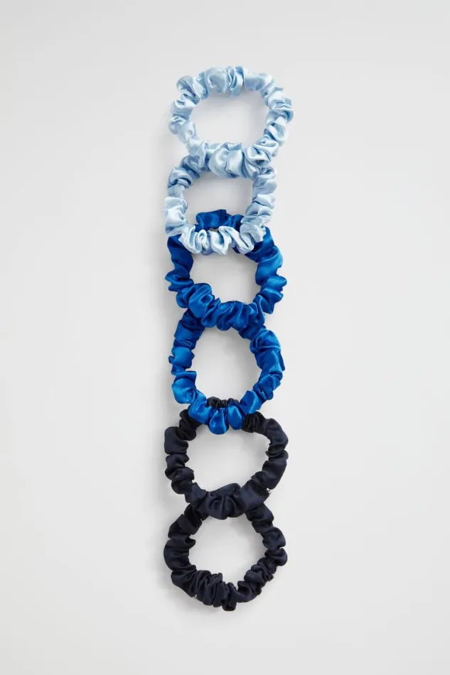 Seed Heritage Hair Accessories Mini Scrunchie Deep Ocean 8211 Woman