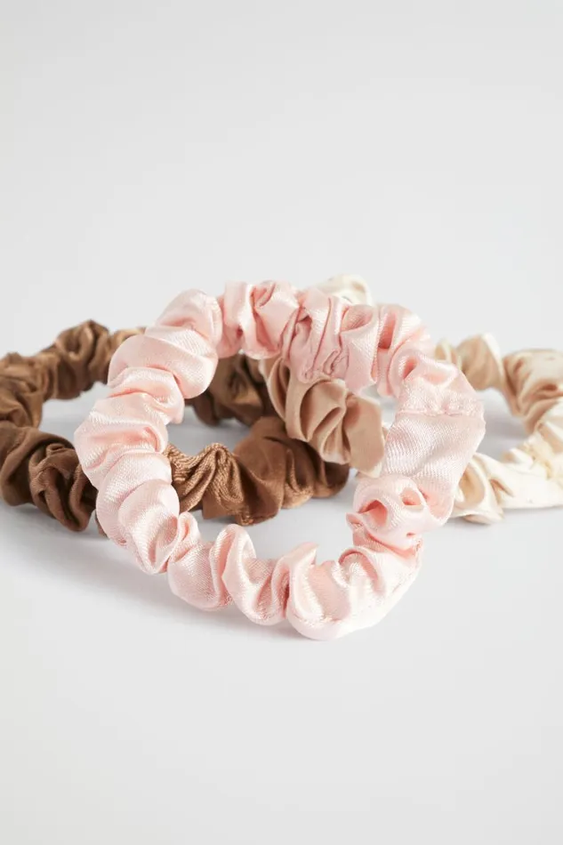 Seed Heritage Hair Accessories Mini Scrunchie Neutral Blush 8211 Woman