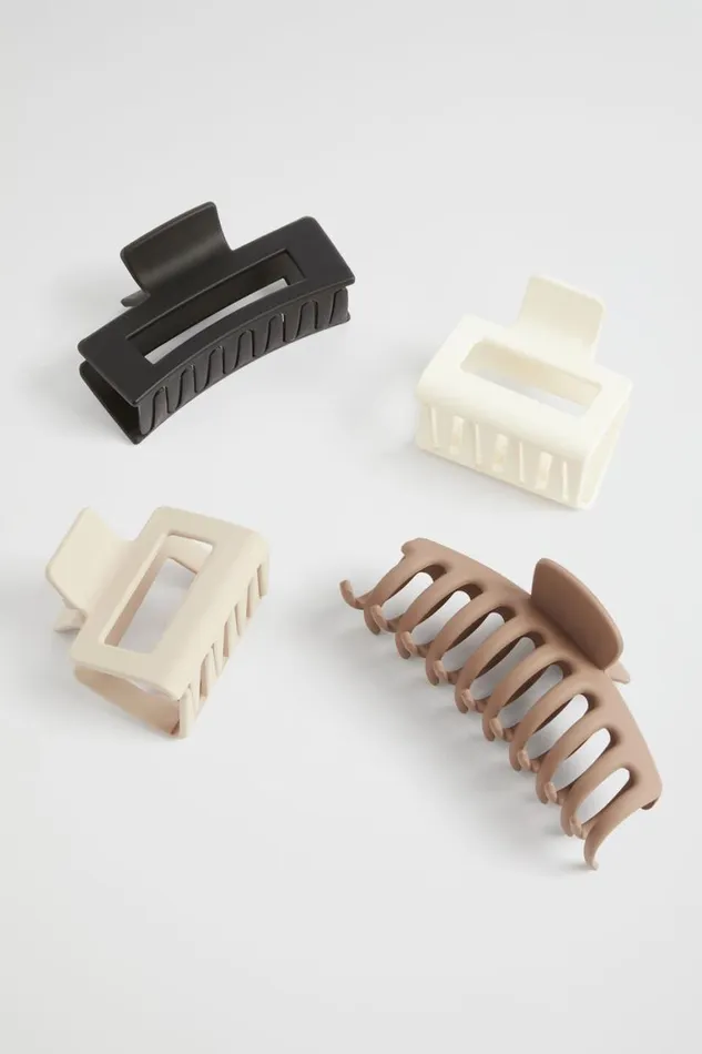 Seed Heritage Hair Accessories Quad Hair Claw Pack Neutral 8211 Woman