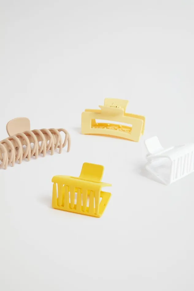 Seed Heritage Hair Accessories Quad Hair Claw Pack Soft Wheat 8211 Woman