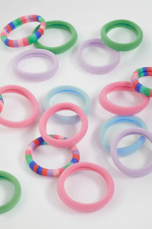 Seed Heritage Hair Accessories Rainbow Emoji Super Elastic Hair Ties Multi 8211 Girl