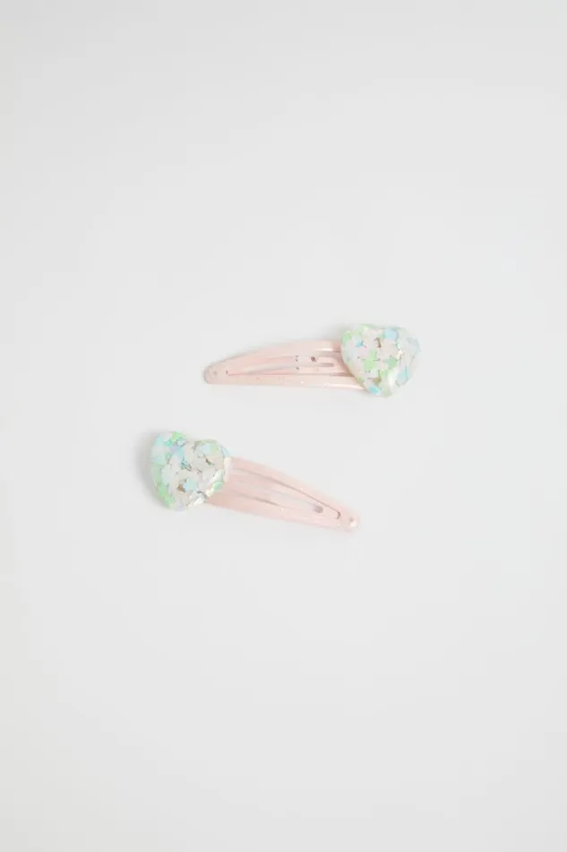 Seed Heritage Hair Accessories Resin Heart Snaps Multi 8211 Girl
