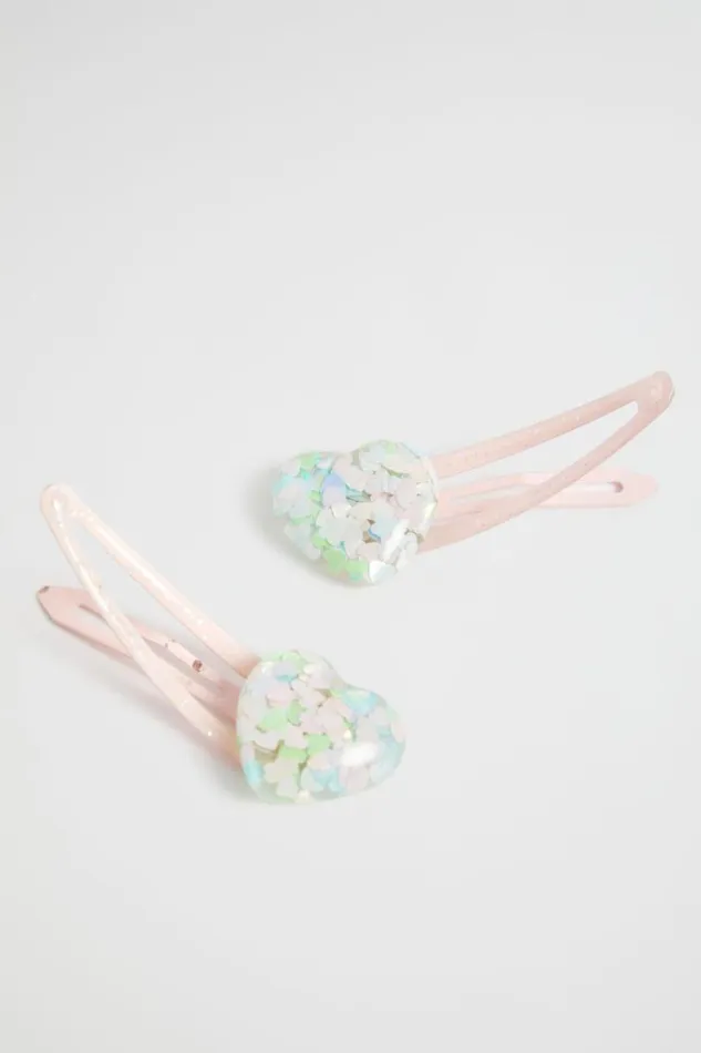Seed Heritage Hair Accessories Resin Heart Snaps Multi 8211 Girl