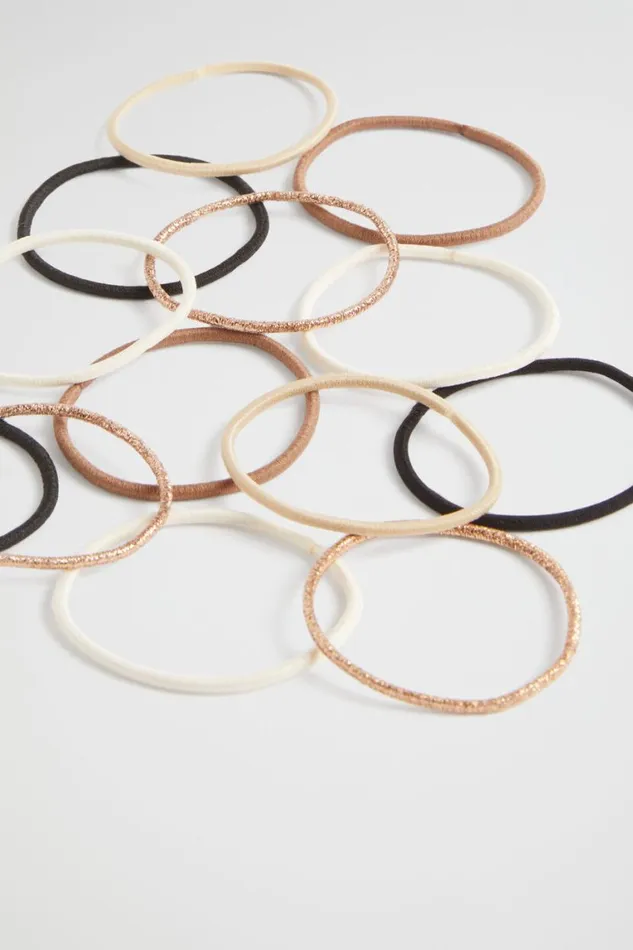 Seed Heritage Hair Accessories Skinny Hair Tie Pack Brown 8211 Woman