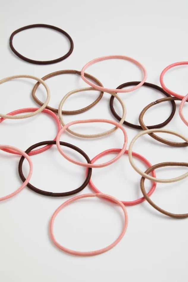 Seed Heritage Hair Accessories Skinny Hair Tie Pack Tulip Pink 8211 Woman