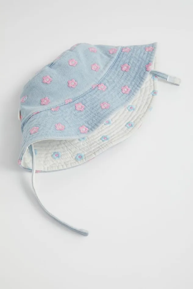 Seed Heritage Hats and Caps Flower Emb Sun Hat Multi 8211 Baby