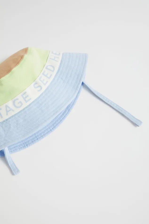 Seed Heritage Hats and Caps Heritage Colour Block Sun Hat Multi 8211 Baby