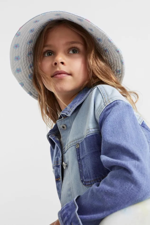 Seed Heritage Hats and Caps Reversible Flower Emb Bucket Hat Multi 8211 BabyGirl
