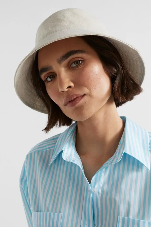 Seed Heritage Hats and Gloves Fabric Bucket Hat Natural 8211 Woman