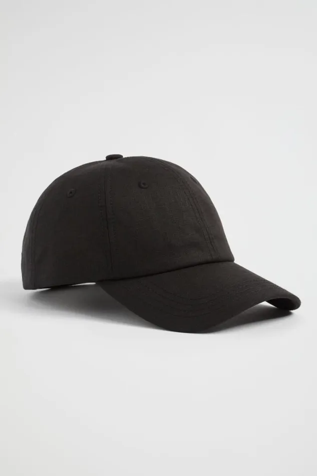 Seed Heritage Hats and Gloves Linen Soft Cap Black 8211 Woman