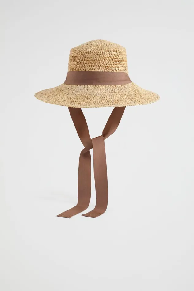 Seed Heritage Hats and Gloves Raffia Bucket Hat Natural 8211 Woman