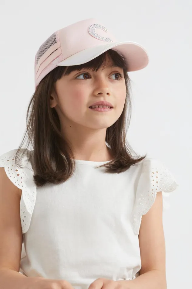 Seed Heritage Hats Beanies and Caps Jewel Initial Cap M 8211 Girl