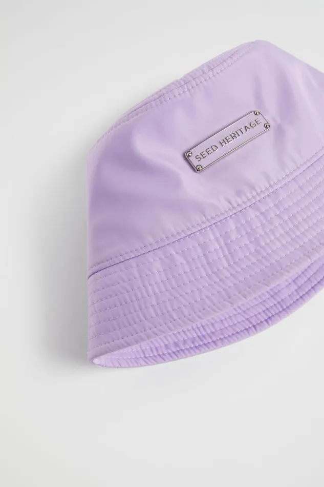 Seed Heritage Hats Beanies and Caps Nylon Bucket Hat Lavender 8211 Girl
