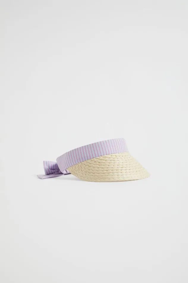 Seed Heritage Hats Beanies and Caps Poplin Stripe Visor Multi 8211 Girl