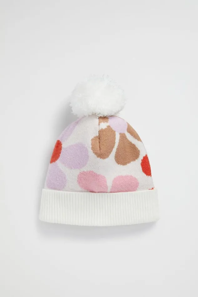 Seed Heritage Hats Beanies and Caps Retro Flower Beanie Multi 8211 Girl