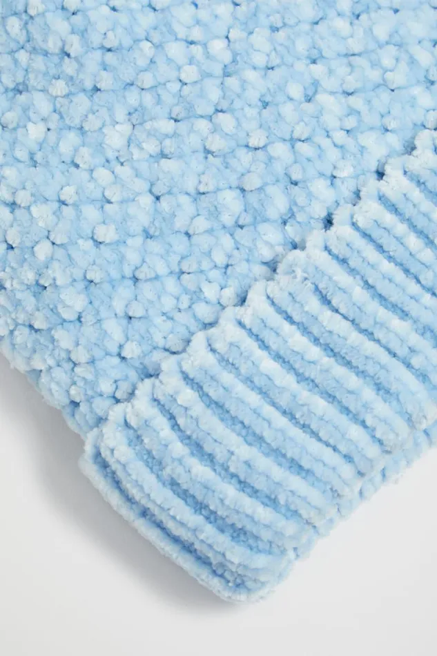 Seed Heritage Hats Beanies and Caps Velvet Chenille Beanie Pale Blue 8211 Girl